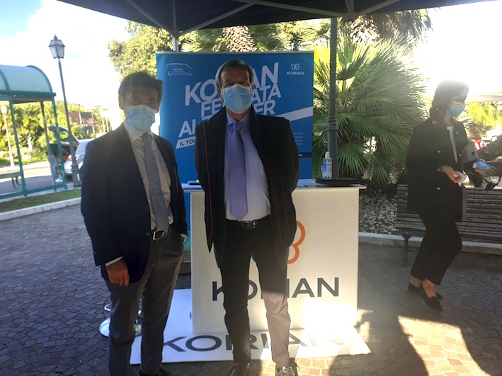 Santa Marinella, il sindaco visitalo stand del progetto “Korian”