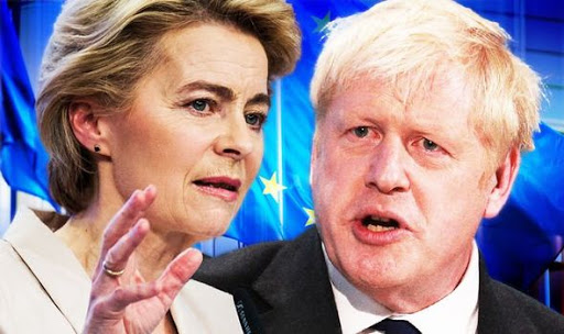 Brexit, domani colloqui in remoto tra Ursula von der Leyen e il premier Boris Johnson