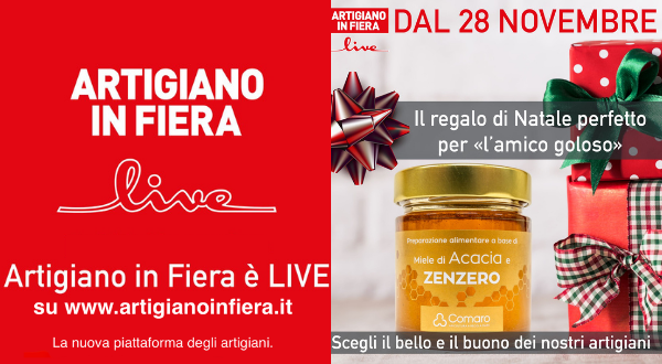 Anche il Lazio sarà rappresentato, attraverso la sue eccellenze artigiane, ad “Artigiano in Fiera Live” online dal 28 novembre