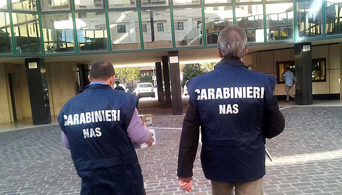 Bari, I carabinieri del Nas hanno sequestrato due interi padiglioni del Policlinico perché “infetti da batteri di legionelle”