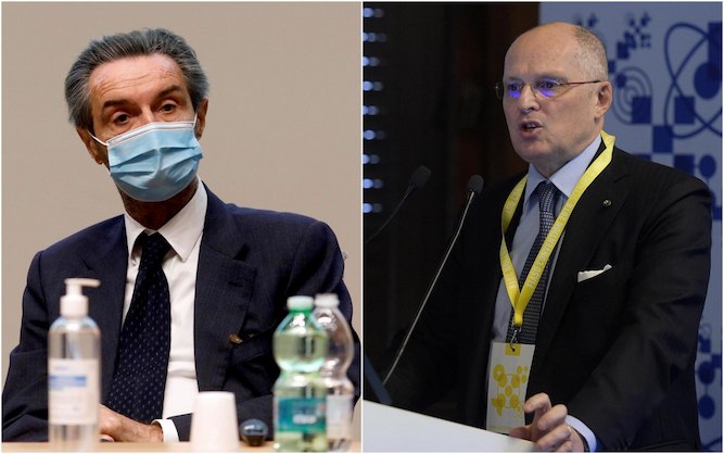 Coronavirus, ‘frecciata’ del governatore Fontana a Walter Ricciardi: “E’ un tecnico e quindi si occupi dei suoi problemi e non dei nostri, l’importante è che i vaccini ci siano”