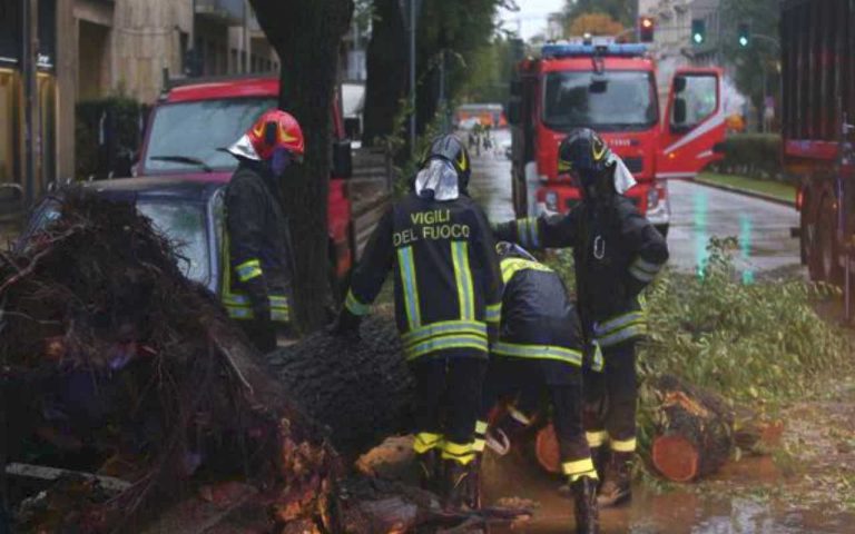 Maltempo in Italia: quattromila interventi dei vigili del fuoco nelle ultime 24 ore
