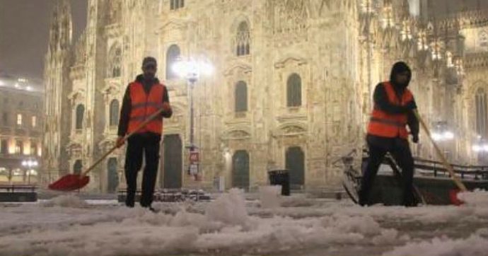 Neve nel nord Italia: scatta il piano di emergenza a Milano e a Torino