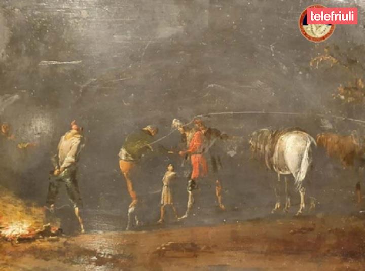 Udine, i carabinieri hanno recuperato un dipinto fiammingo di Bramer