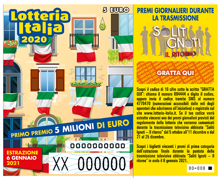 Lotteria Italia risente della crisi legata al Covid-19. Per l’edizione 2020 sono stati acquistati appena 4,7 milioni di biglietti con un calo del 30%