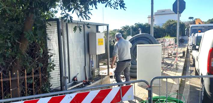 Santa Marinella: i lavori di messa in sicurezza del fosso Santa Maria Morgana eseguiti in tempo reale