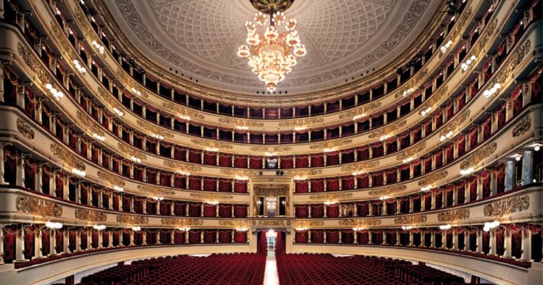 Teatro della Scala “vuoto e muto” per la prima al tempo del Covid