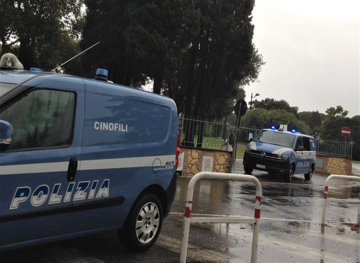 Blitz della polizia al parco Marco Vannini di Marina di Cerveteri