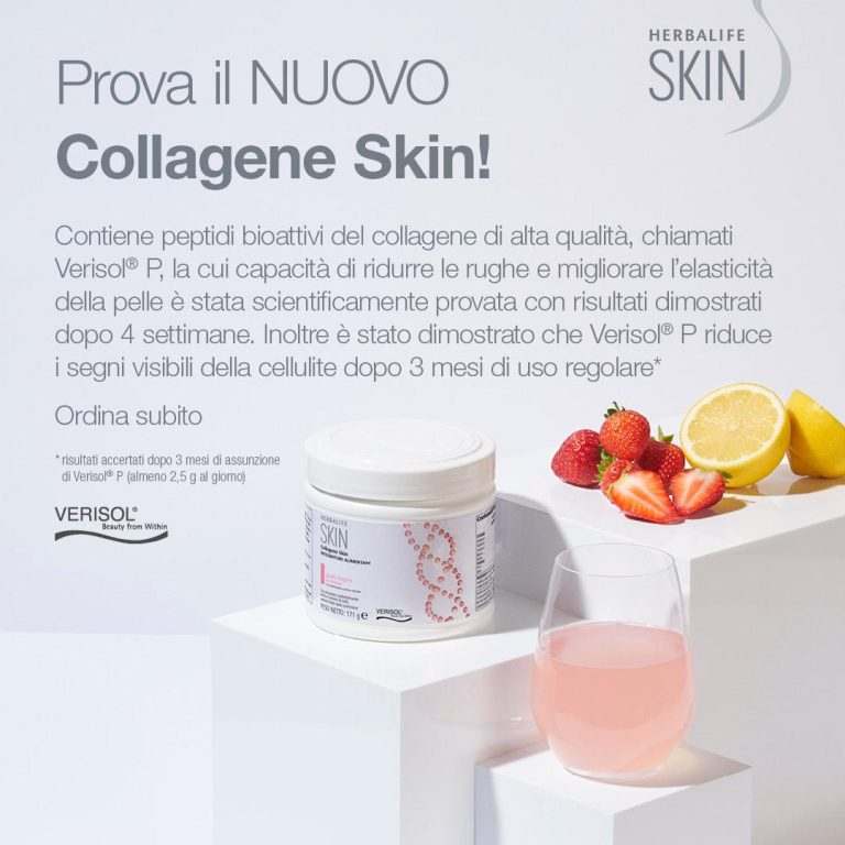 Bellezza avanti tutta con il nuovo arrivato “ Collagene Skin” dal portafoglio prodotti  Herbalife Nutrition