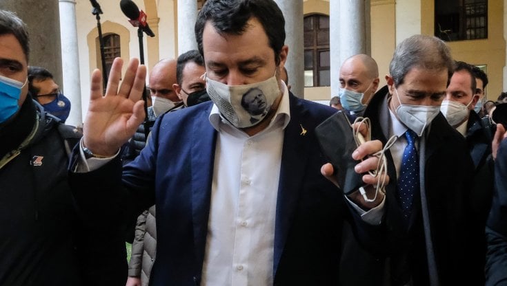 Palermo, al via l’udienza preliminare con Matteo Salvini al processo “Open Arms”