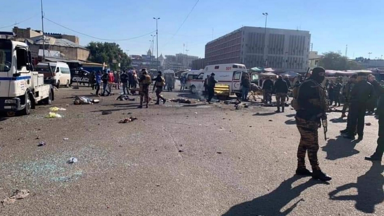 Iraq, un kamikaze si è fatto esplodere nel centro di Baghdad
