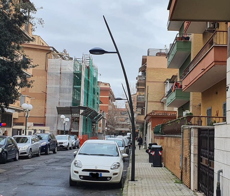 Ladispoli: nuovi lampioni a led in via Duca degli Abbruzzi