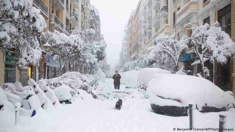 Spagna, record di freddo e neve. Toccate temperature polari, non accadeva da almeno 20 anni