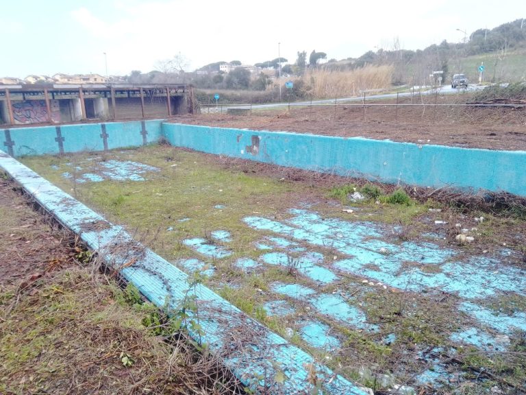 Torna alla luce la storica piscina dietro lo stadio di Cerveteri