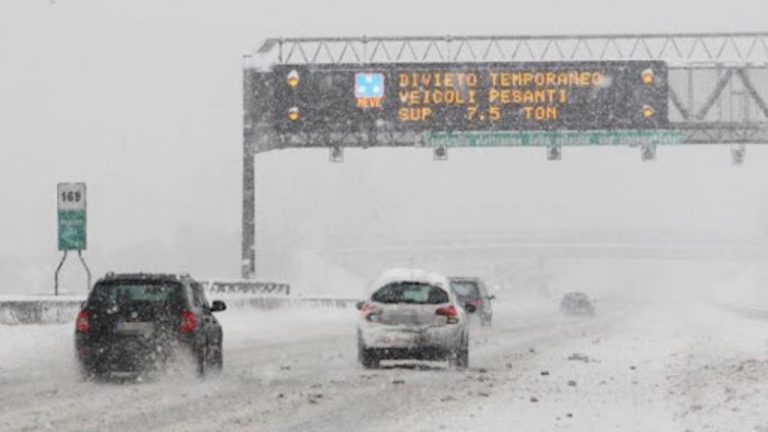 Allerma meteo gialla nel Lazio sino a lunedì: prevista neve oltre i 500-800 metri