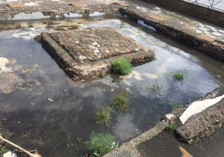 Ladispoli: allagata la villa romana di Marina di Palo