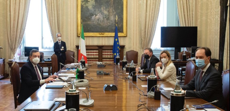 Crisi di Governo, Giorgia Meloni incontra Mario Draghi e gli ribadisce il “no” di Fratelli d’Italia