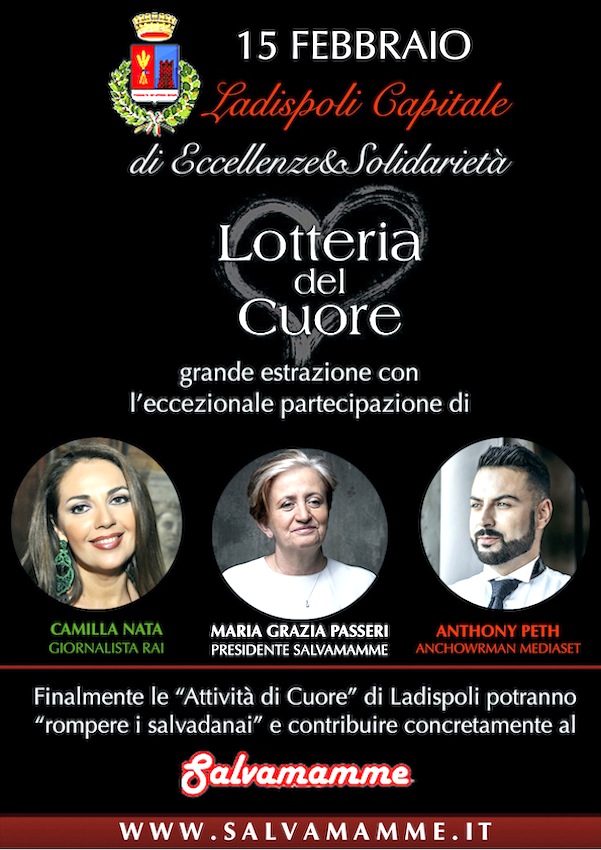 Lotteria del Cuore, Ladispoli diventa “Capitale di eccellenza e solidarietà”