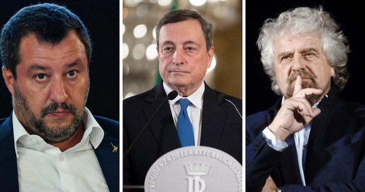 Crisi di governo: ultimo giro di consultazioni per Draghi, oggi faccia a faccia con la Lega e il M5S