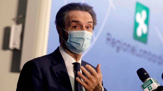 Coronavirus, l’appello del governatore Fontana: “La Lombardia vuole più vaccini anti-covid per la sua campagna, di cui ieri ha approvato il piano in giunta”