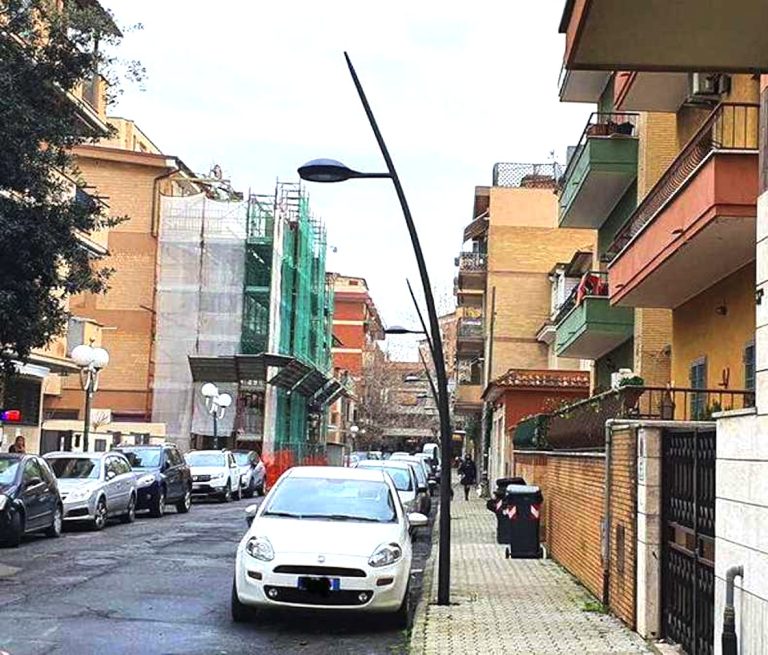 Illuminazione a led in via Duca degli Abruzzi a Ladispoli