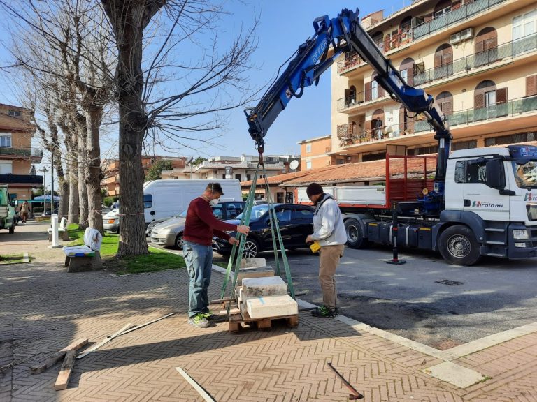 Piazza Domitilla e il grande cuore delle ditte Mignanti e Girolami di Ladispoli