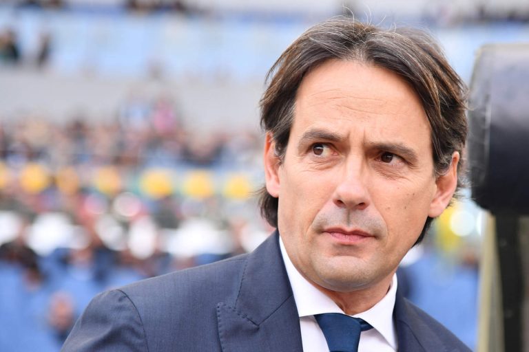 L’allenatore della Lazio Simone Inzaghi multato per 4mila euro per aver pronunciato “espressioni blasfeme”