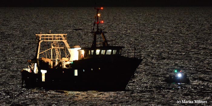 Malta, motopeschereccio italiano in stato di fermo con cinque marittimi a bordo