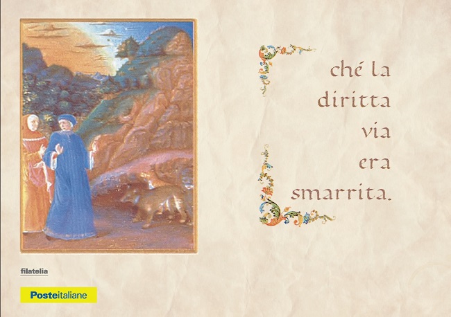 Poste Italiane: una cartolina filatelica per i 700 anni dalla morte di Dante Alighieri