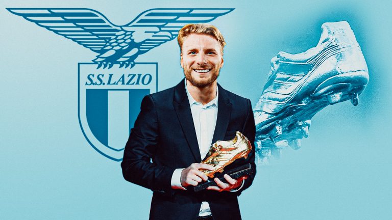 Calcio, il laziale Ciro Immobile riceve la Scarpa d’Oro in Campidoglio come migliore realizzato d’Europa