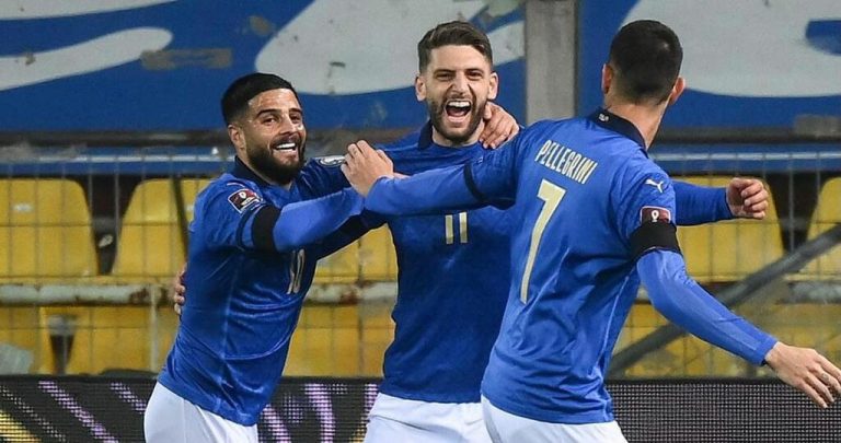Mondiale di calcio 2022: l’Italia supera l’Irlanda per 2 a 0