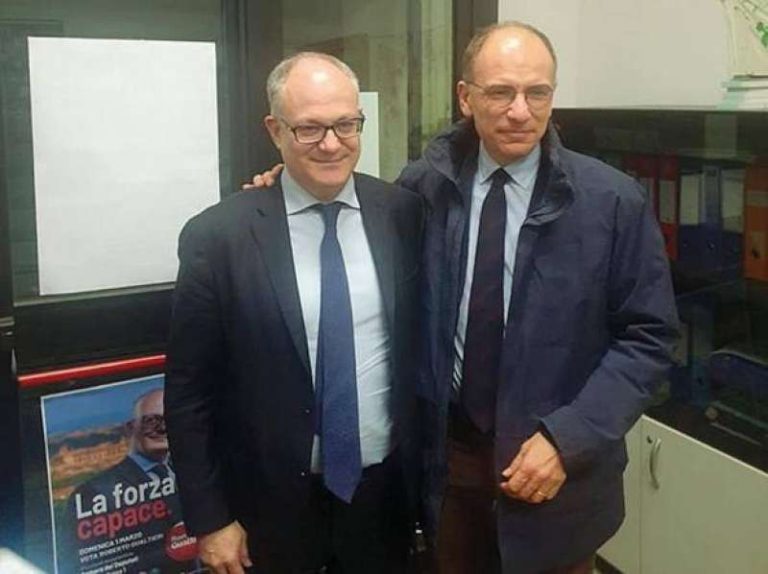 Campidoglio, vertice Letta-Gualtieri: Il candidato sindaco della Capitale si decide in aprile