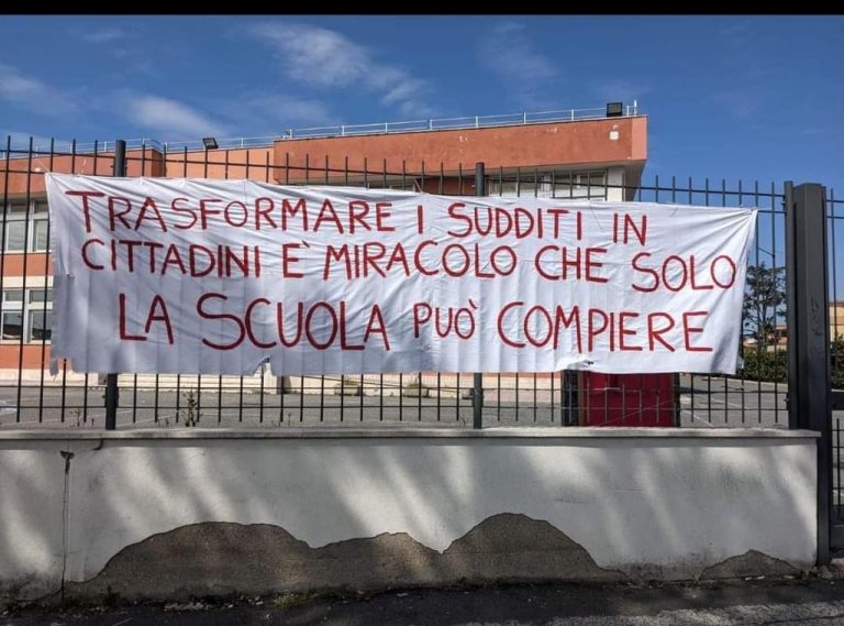 I genitori dell’IC Salvo D’Acquisto: “Trasformare i sudditi in cittadini è miracolo che solo la scuola può compiere”