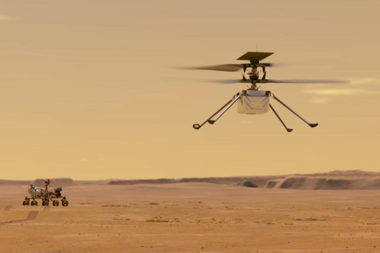 Volo di 40 secondi del drone Ingenuity su Marte
