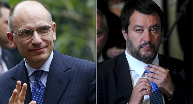Coprifuoco, è scontro aperto tra Matteo Salvini ed Enrico Letta