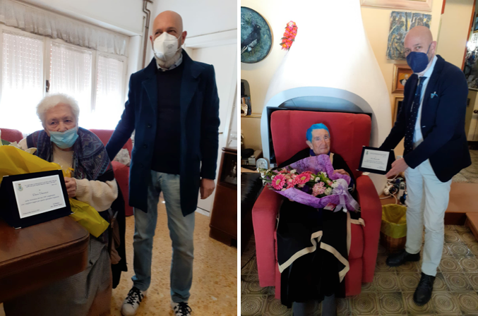 Festa per due nuove centenarie civitavecchiesi