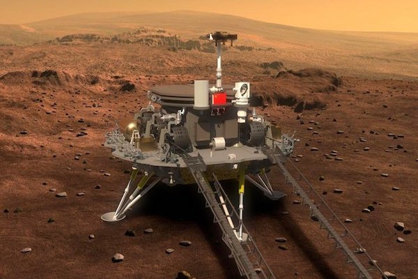 La sonda cinese Tianwen-1 ha toccato la superficie di Marte