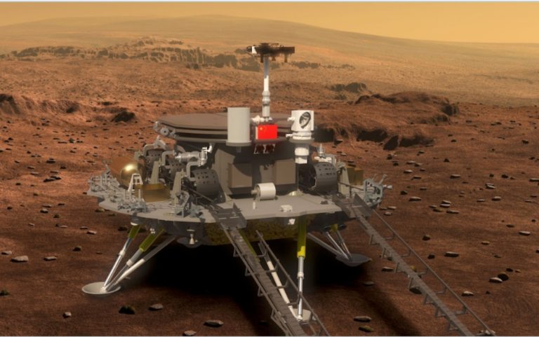 Marte, è iniziata l’esplorazione del rover cinese Zhurong