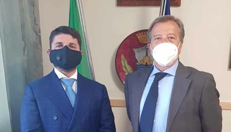 Il Presidente dell’Autorità Portuale Musolino incontra il Sindaco di Santa Marinella Tidei