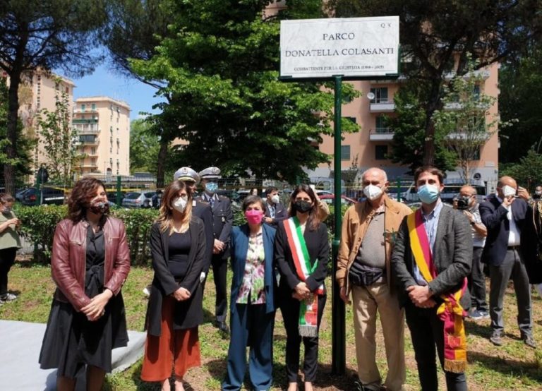 Inaugurato un parco in memoria di Donatella Colansanti, sopravvissuta all’orrore del Circeo