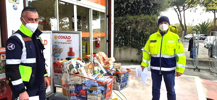 Gruppo Comunale di Protezione Civile: in un anno consegnati 2558 pacchi alimentari