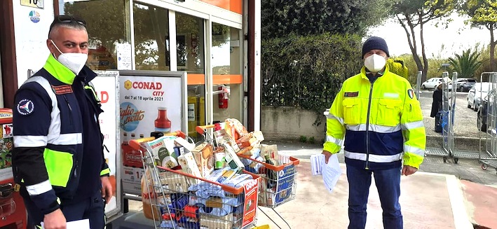 Gruppo Comunale di Protezione Civile: in un anno consegnati 2558 pacchi alimentari