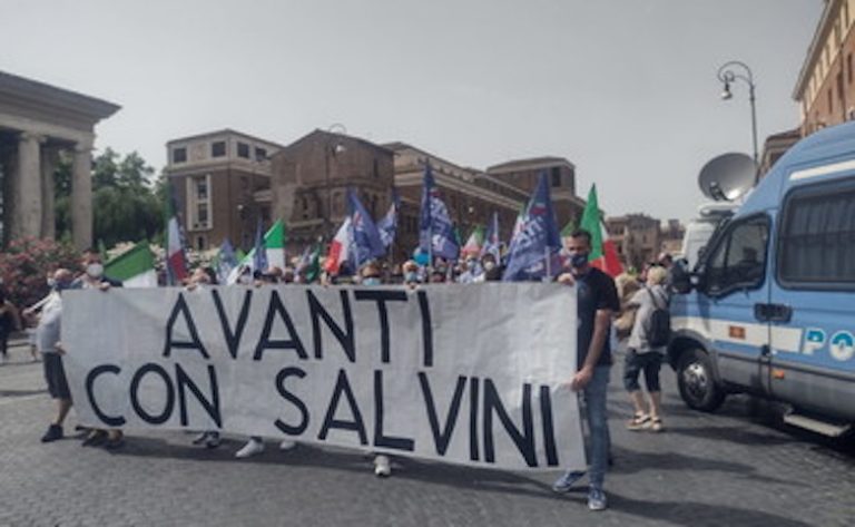 Bocca della Verità: al via la manifestazione della Lega con Matteo Salvini