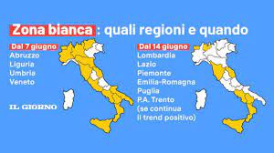 Riaperture: da lunedì 7 giungo Abruzzo, Liguria, Umbria e Veneto diventano Regioni bianche