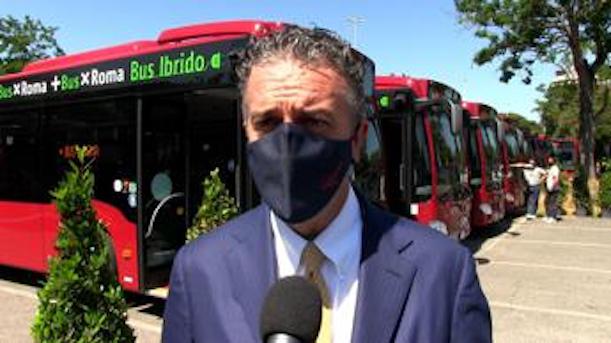 Trasporti, parla Giovanni Mottura (Atac): “Oggi abbiamo presentato 30 nuovi autobus ibridi Citaro Mercedes che entreranno in servizio da domani”