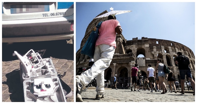 Fa sorvolare un drone sopra il Colosseo: denunciato 27enne