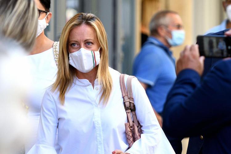 Giorgia Meloni si è vaccinata stamane allo Spallanzani