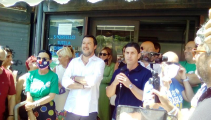 Referendum, Salvini fa tappa a Ladispoli