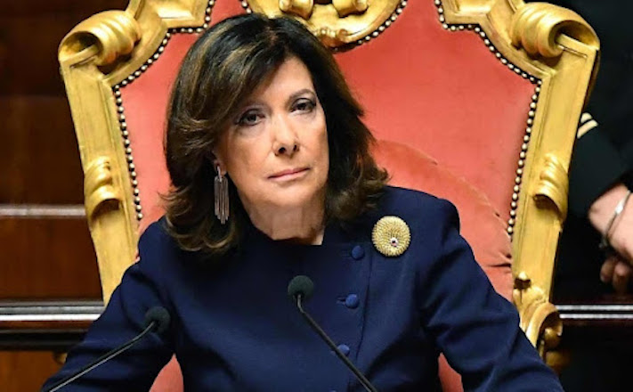 Individuati i due autori delle minacce di morte contro la presidente del Senato Maria Casellati