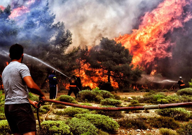 Grecia, gli incendi sono ormai alle porte di Atene